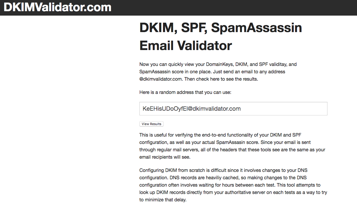 DKIM Validator